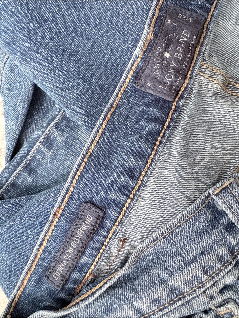 Lucky Brand Light Wash Sienna Boyfriend Jeans - Picture 3 of 4